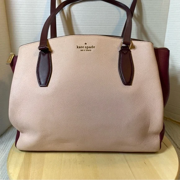 Kate Spade Colorblock New York Monet Triple Compartment Leather Handbag - Picture 2 of 16